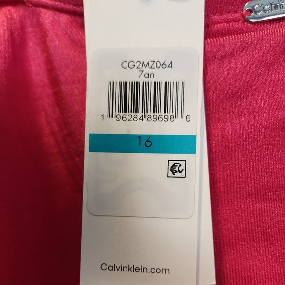 Calvin Klein Starburst One Piece Swim Suit - Picture 2 of 9